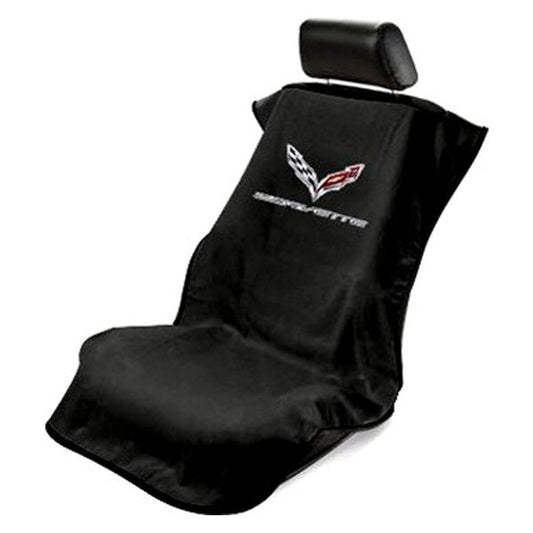 Seat Armour SA100COR7B Corvette C7 Black Seat Cover