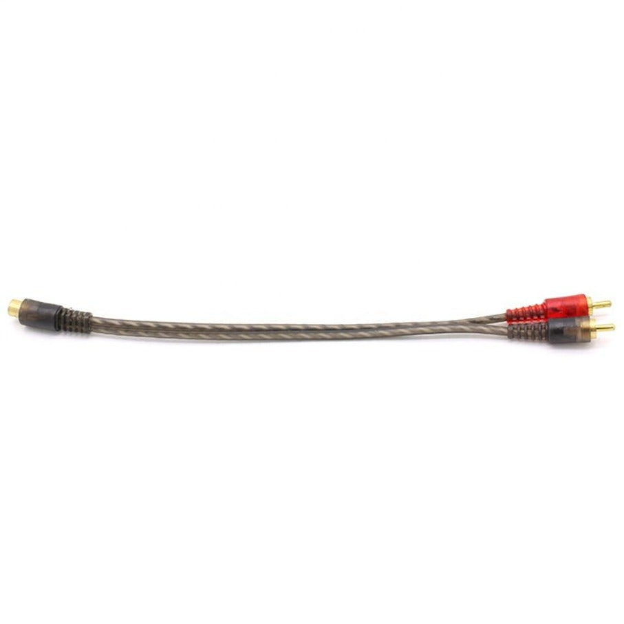 LT-RCA1F2M Female To Two Male RCA Cable (2-Pack)