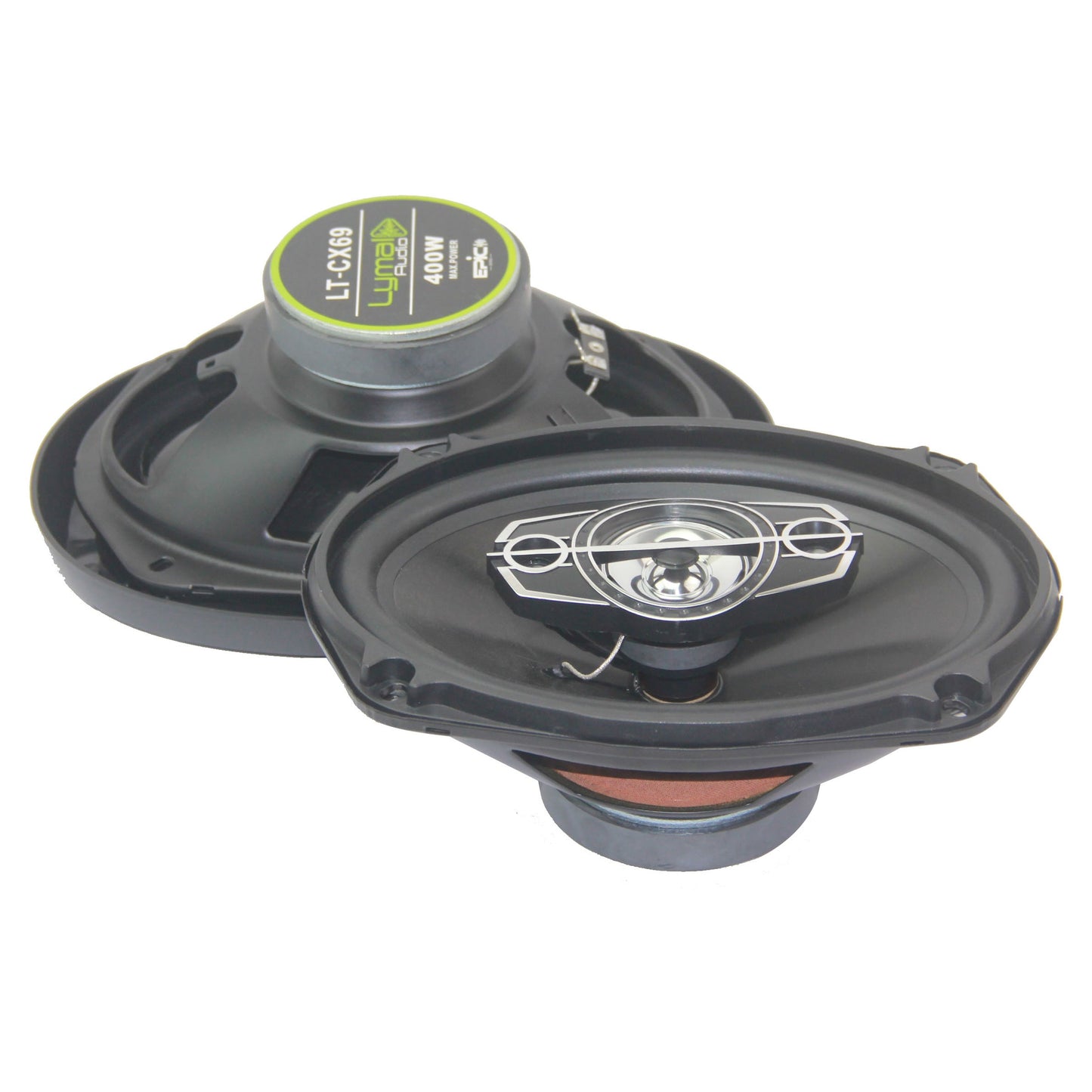 LT-CX69 6 x 9" 4-Way Coaxial Speakers 400 Watts 4-Ohm