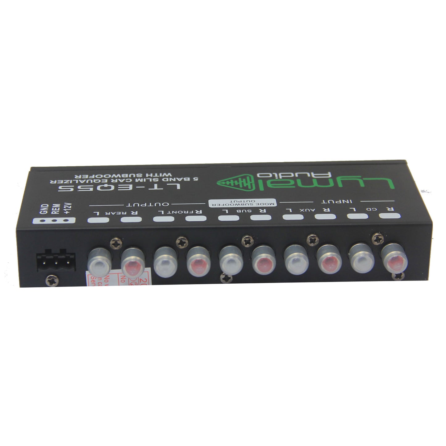 LT-EQ5S 5 Band 9 Volt Car Audio Graphic Equalizer