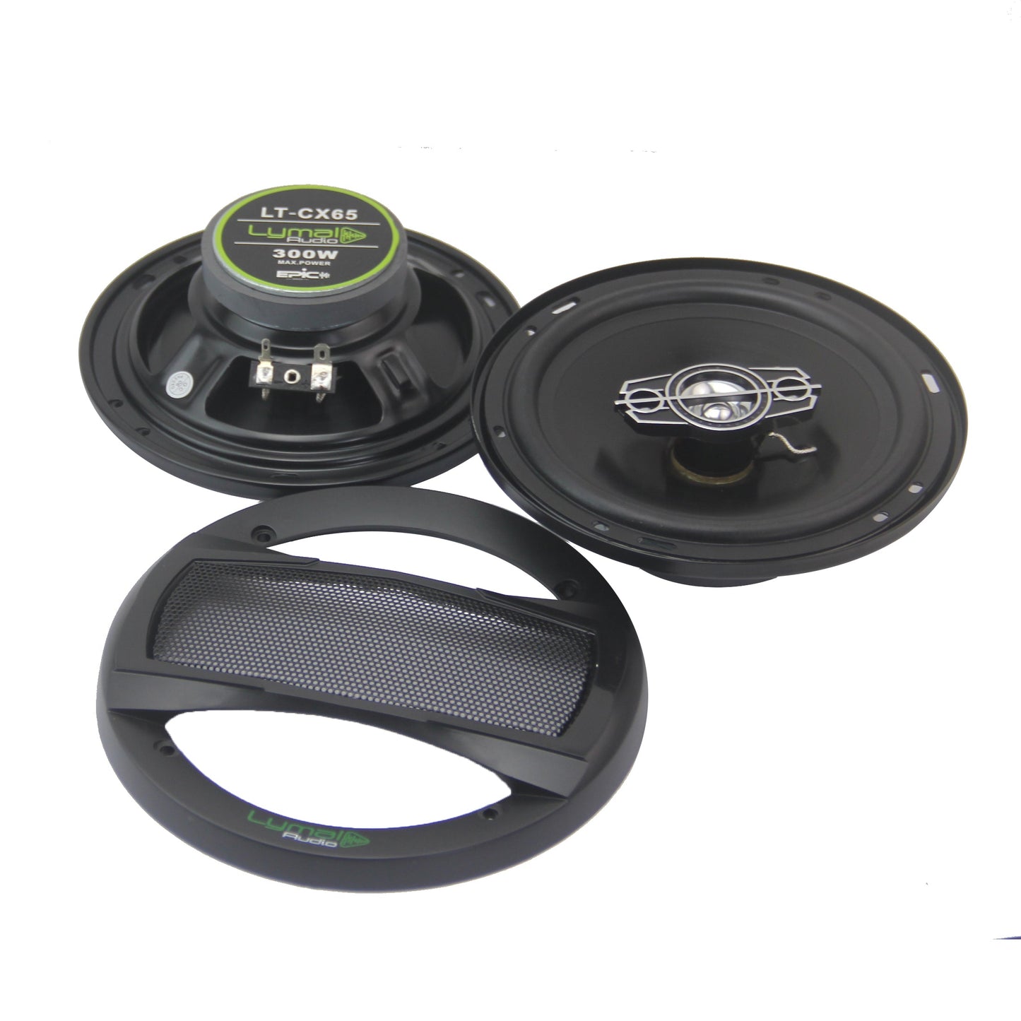 LT-CX65 6.5" 4-Way Coaxial Speakers 300 Watts 4-Ohm