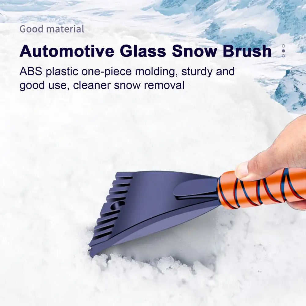 Car Snow Brush Ice Scraper Detachable Long Handle Sponge Grip Nylon