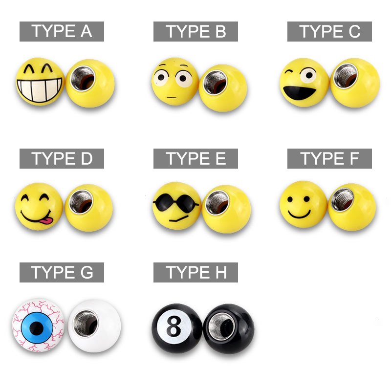 Emoji Tire Valve