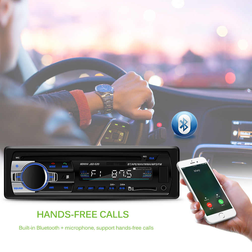 Bluetooth Car Stereo Audio In-Dash FM MP3 Player